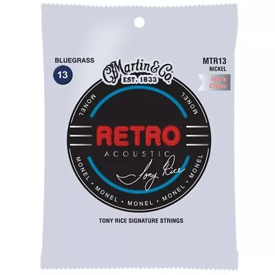 Martin Retro Acoustic Guitar Strings - .013-.056 Tony Rice Bluegrass  • $24.16