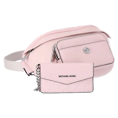 Michael Kors Maisie 2 In 1 Large Waist Pack Fannypack + Pouch Light Powder Blush • $64