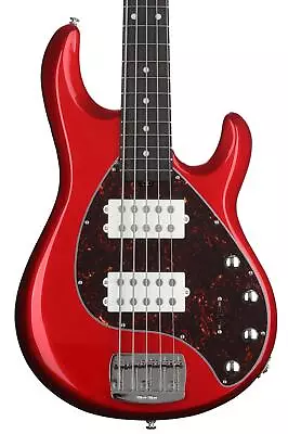 Ernie Ball Music Man StingRay Special 5 HH Bass Guitar - Candyman With Ebony • $2899