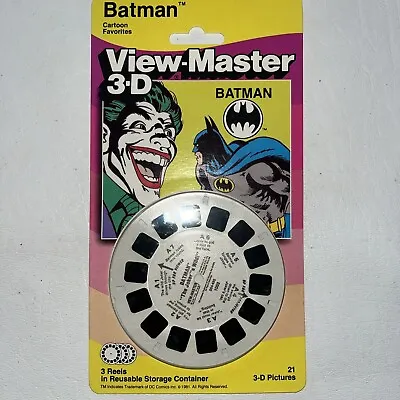 Vintage 1988 DC Comics BATMAN View Master 3-D W/ Joker - 3 Reels - NEW Free Ship • $20