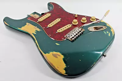 MJT Official Custom Vintage Aged Nitro Guitar Body Mark Jenny VTS Green Loaded • $999