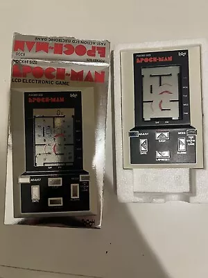 Vintage Epoch-man Arcade Game LCD Pocket Size 8200 & Box • $75