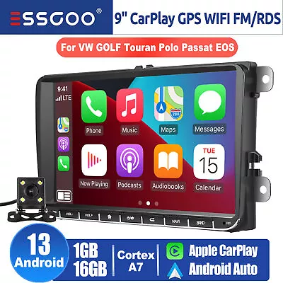 Carplay Android 13 For VW Volkswagen Jetta Passat MK5 6 9  Car GPS Stereo Radio • $96.98