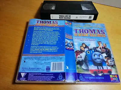 THOMAS AND THE MAGIC RAILROAD - The Movie 2001 - Rare Australian ABC - Vhs Issue • $22.95