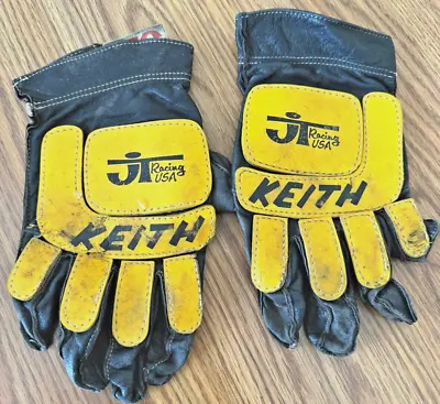 JT RACING USA-Leather Motocross 11 Gloves-Vintage 1970s-Sinisalo Made In Finland • $85.99