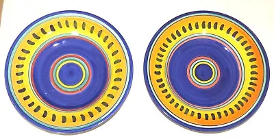 $25.98 • Buy Pier 1 Italian Swirl TWO 9.5 Inch Rimmed Soup Pasta Bowls