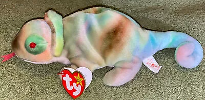 Ty Beanie Baby Chameleon Rainbow October 14 1997 • $9.97