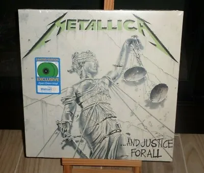 Metallica And Justice For All Walmart Green Lp Harvester Of Sorrow One Eye Of • $41.99