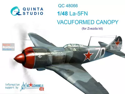 QTSQC48066 1:48 Quinta Studio Vacuformed Canopy - La-5FN (ZVE Kit) • $12.14