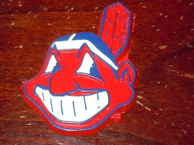 CLEVELAND INDIANS Vintage Old MLB RUBBER Baseball FRIDGE MAGNET Standings Board • $37.78