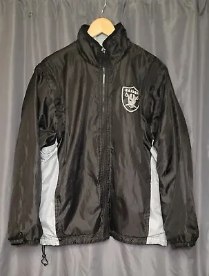 Mens XL Reversable Raiders Jacket Converts To Vest  Removable Sleeves • $35