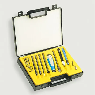 Noga NG9400 Gold 20 Pc. Machinist Deburring Kit With Handle Holders & Blades • $84.19