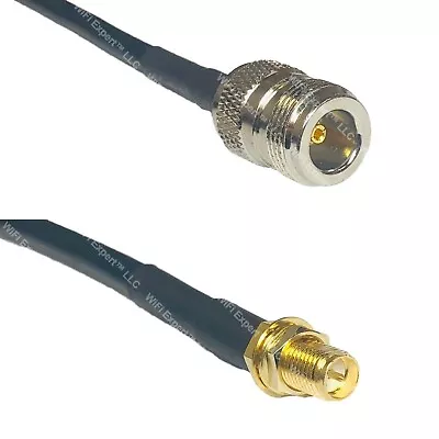 LMR240UF N FEMALE To RP-SMA FEMALE Coax RF Cable USA-Ship Lot • $26.69