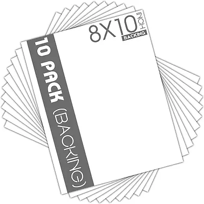  White Backing Boards - Full Sheet - For Art Prints Photos Prints And More  • $11.75