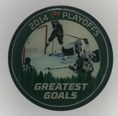 Minnesota Wild 2014 Playoff Greatest Goal Souvenir Hockey Puck Mikael Granlund • $5