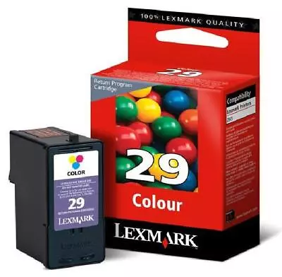 Genuine Lexmark No. 29 Tri Colour Ink Cartridge 18C1429E • £15.99