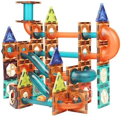 67PCS Magnetic Building Tiles Construction Blocks Puzzle 3D STEM Toys For Kids • $21.09