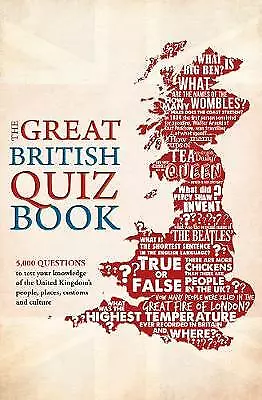 The Great British Quiz Book By Roy And Sue Preston (Paperback 2013) • £2.20