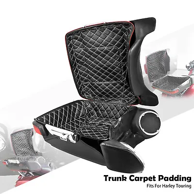 King Tour Pack Trunk W/ White Thread Liner Carpet Fit For Hayley Touring 2014-23 • $42.74