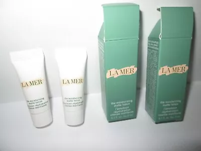 Lot 2 La Mer The Moisturizing Matte Lotion 3/ml Travel Size New Boxed • $14