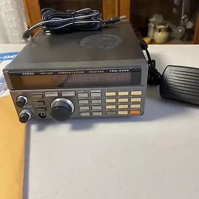 YAESU FRG-9600 VHF/UHF Wide-band Receiver 60-905 MHz RADIO W/Manual • $145