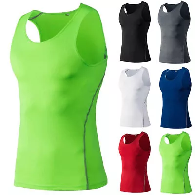 $12.06 • Buy Men Bodybuilding Fitness Tank Top Gym Muscle Sport Workout Vest T Shirt Pullover