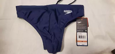 Speedo Mens Sz 28 Speedo Solar 1   Brief Cut Swimsuit Navy  Wvwvwv K21 • $39.99