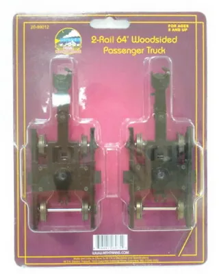 MTH 20-89012 2-Rail 64’ Woodsided Passenger Car Trucks (Set Of 2) • $30.40