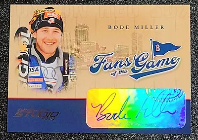 $4.99 • Buy 2004 Donruss Studio Fans Of The Game Bode Miller Auto #218FG-3