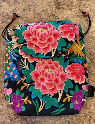 Vintage Mexican Embroidered Backpack • $20