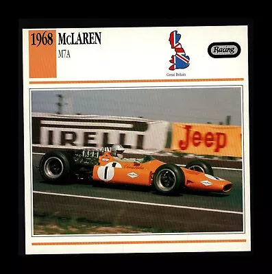 1968 McLaren M7A ATLAS EDITION Classic Car Info Spec Card • $4.95