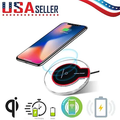 QI Wireless Charger Pad Charging IPhone 11/Pro/Max/XS/8/Galaxy Note 9/10/S10🔵 • $4.95