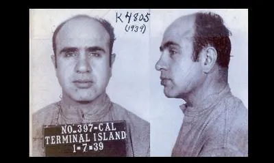 Rarely Seen Al Capone Mug Shot PHOTO Terminal Island Prison Chicago Gangster • $4.38