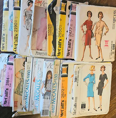 McCalls Sewing Patterns Womens Sizes 18 1/2-20 1/2  41-43  Bust You-Pick 1950's+ • $12.98