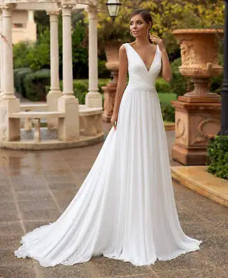 Good Quality Fashion Short Sleeve Bridal Gown Wedding Dress Vestido De Noiva • $89.99