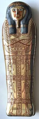 British Museum Company Tin Egyptian Mummy~ 1989 ~8  Pencill Case From UK • £11.58