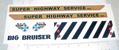 Marx Big Bruiser Wrecker Tow Truck Sticker Set MX-029 • $20