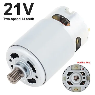 RS550 DC Motor 8.2mm 14 Teeth Gear Micro Motor 21V 29800RPM Electric Saw Motor • $14.09