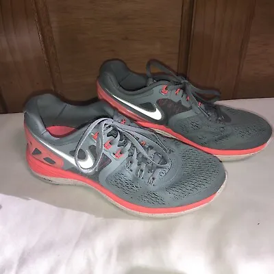 Nike Lunar Eclipse 4 Gray/Pink Running Jogging Athletic Shoes Womens Size US 10 • $13.57