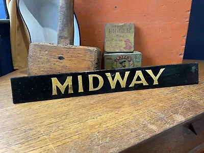 Vintage Farm HOUSE Shed  Wooden Handpainted Sign Midway • £25