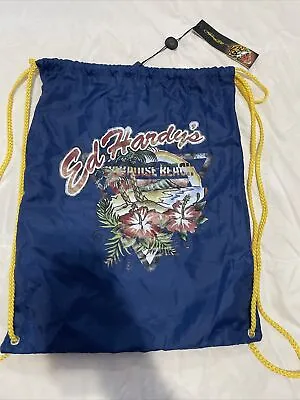 Ed Hardy’s Small Blue Backpack • $30