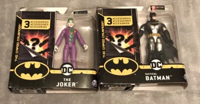 $17 • Buy Tactical Batman The Joker Action Figure Lot Creature Chaos Spin Master DC NIB