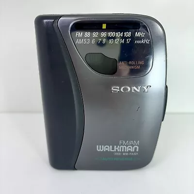 Vintage Sony Walkman WM-FX321 AM/FM Radio Cassette With Clip - Tested & Working • $31.99