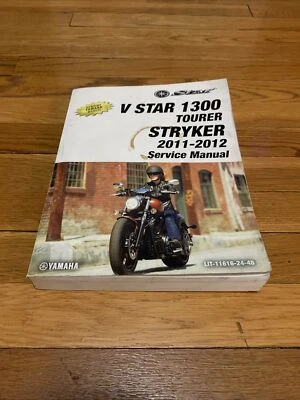 $59.50 • Buy 11-12 Yamaha V Star 1300 Tourer / Stryker Factory Service Manual LIT-11616-24-48
