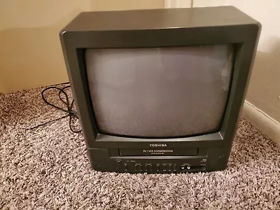 $109.99 • Buy Toshiba MV13M2 TV VCR VHS Player Combo 13  CRT Retro Gaming *VCR DOESN'T WORK*