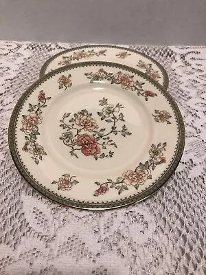 Minton-Royal Doulton-Jasmine S771-Fine Bone China 6 1/2” Bread Plates Set Of 4 • $65.99