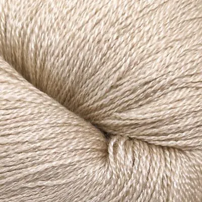 Fyberspates Scrumptious Lace Weight Yarn / Wool 100g - Oyster (503) • £20.95