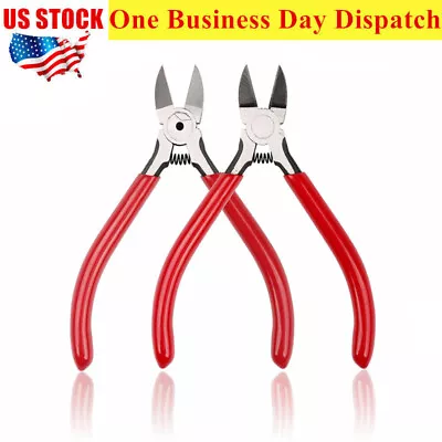 2x 6  Wire Cutter Diagonal Cutting Pliers Nippers Repair Tool Side Cutters Red • $14.99