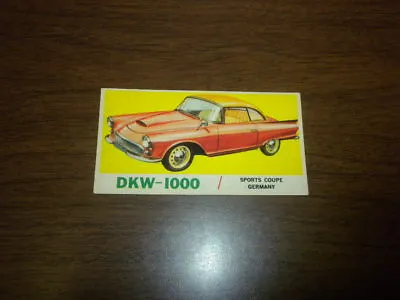 SPORTS CARS #40 Trading Card Topps 1961 Foreign And U.S.A. • $12.50