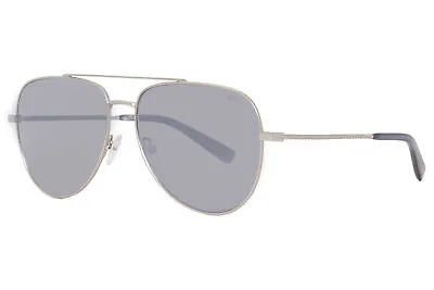 Tumi STU008 0581 Sunglasses Men's Silver/Grey Mirror Lenses Pilot Shape 59mm • $159.95